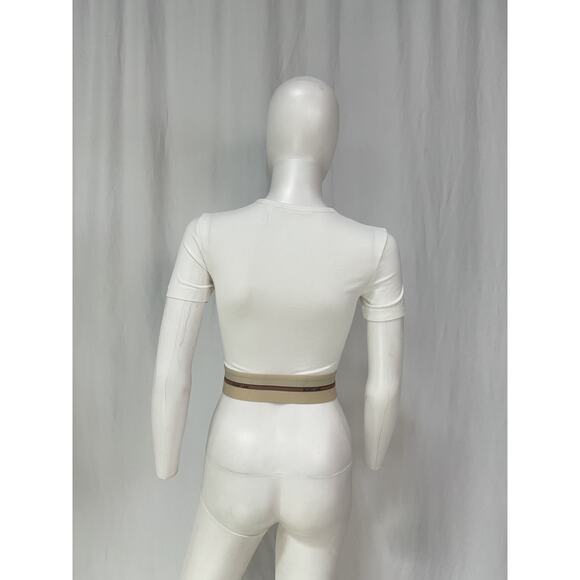 Helmut Lang 'Baby' White Cotton Tee Size S - Picture 4 of 4